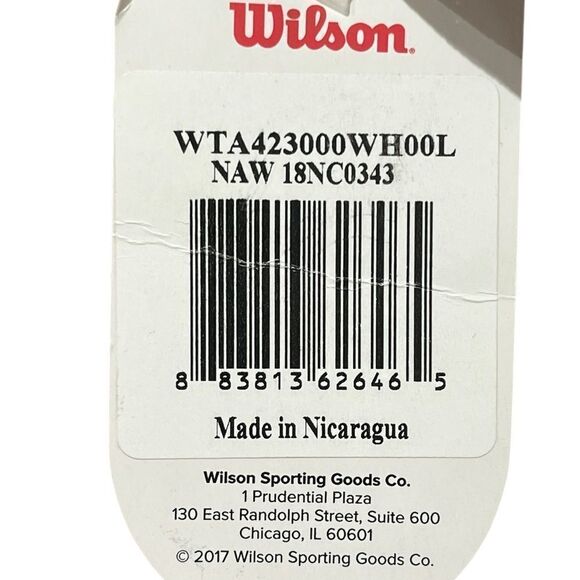 Wilson White Baseball Pants, Size YL, NWT - Picture 7 of 10
